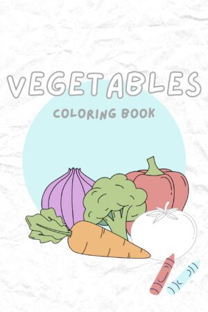 Vegetables Coloring Book 